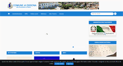 Desktop Screenshot of comunediossona.it